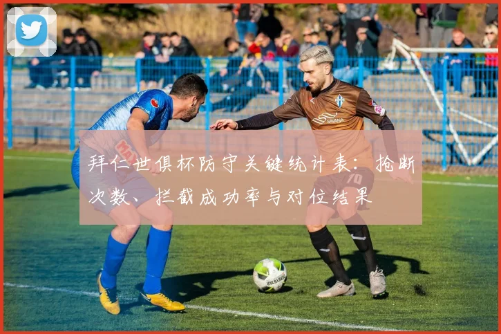 拜仁世俱杯防守关键统计表：抢断次数、拦截成功率与对位结果